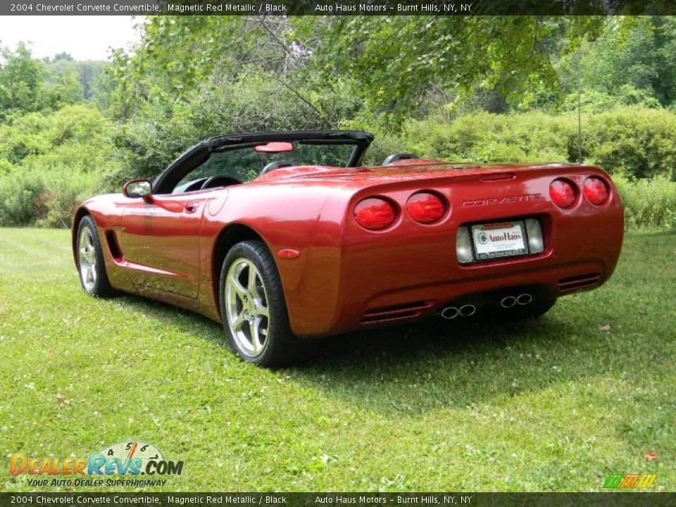 2004 Chevrolet Corvette Convertible Magnetic Red Metallic / Black Photo #5