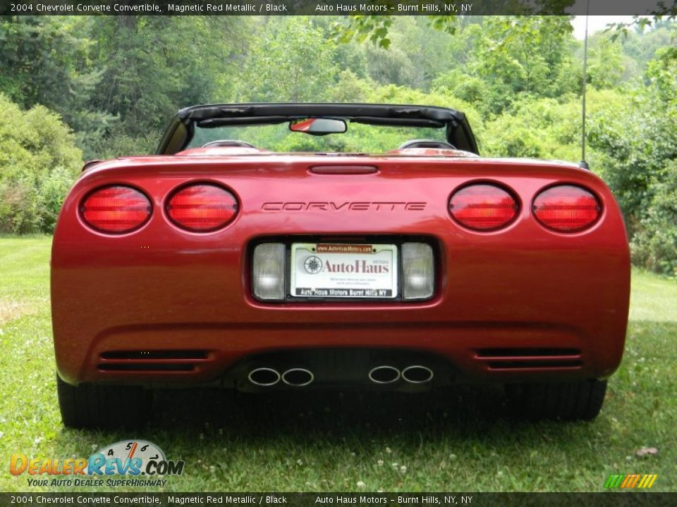 2004 Chevrolet Corvette Convertible Magnetic Red Metallic / Black Photo #6