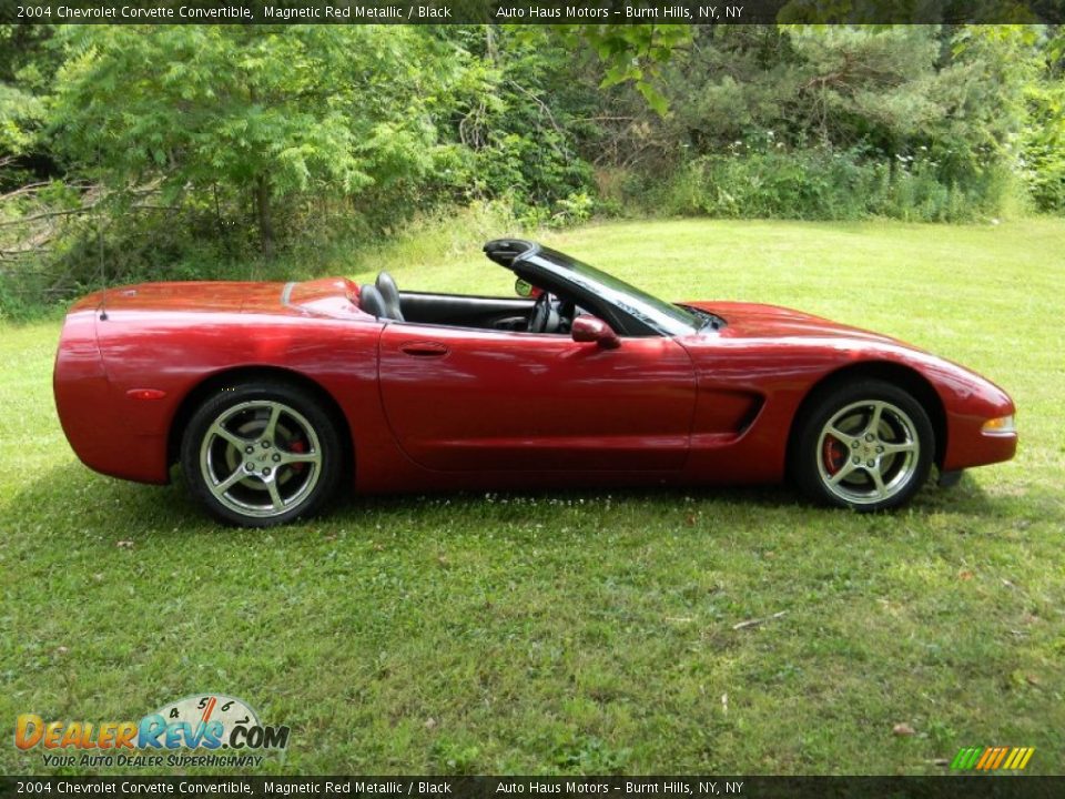 2004 Chevrolet Corvette Convertible Magnetic Red Metallic / Black Photo #9