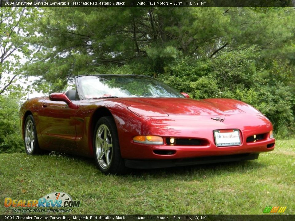 2004 Chevrolet Corvette Convertible Magnetic Red Metallic / Black Photo #11