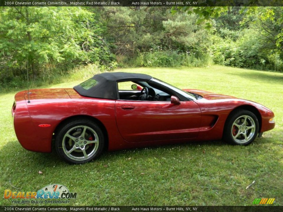 2004 Chevrolet Corvette Convertible Magnetic Red Metallic / Black Photo #20