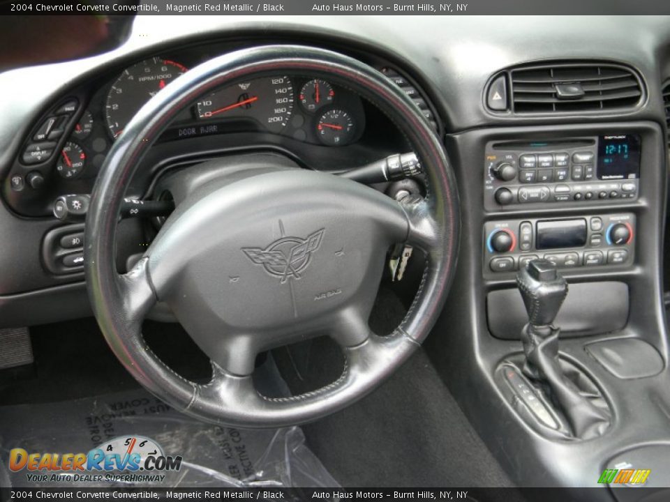 2004 Chevrolet Corvette Convertible Magnetic Red Metallic / Black Photo #27