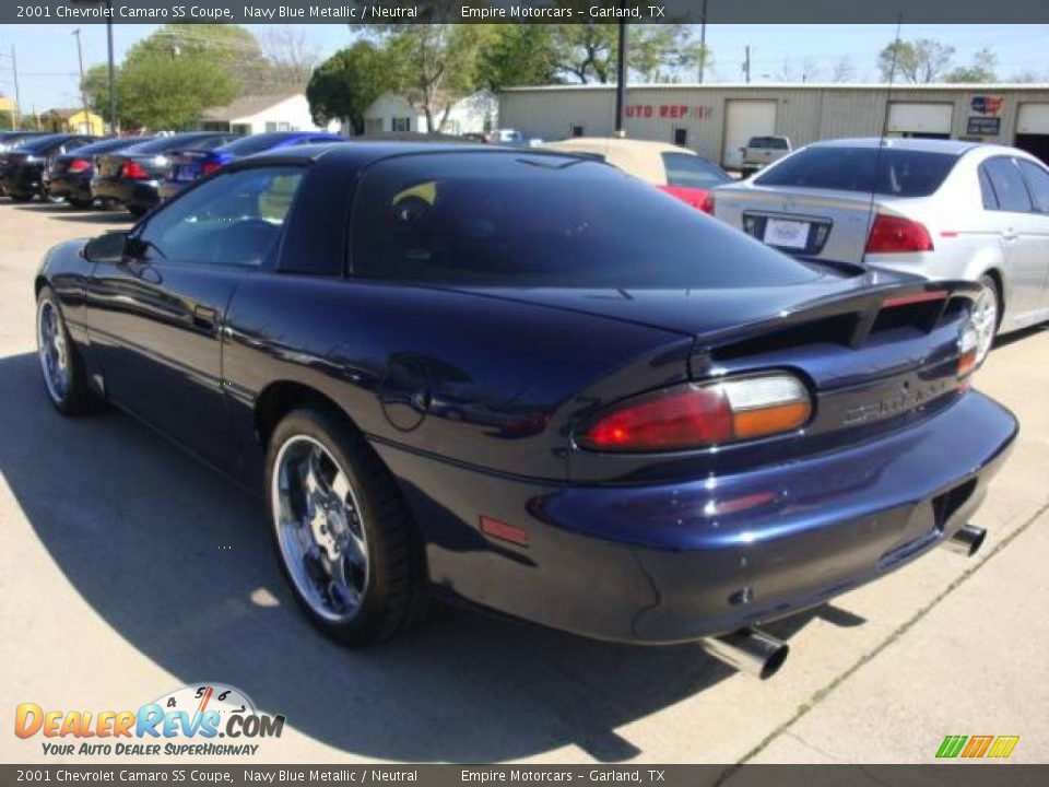 2001 Chevrolet Camaro SS Coupe Navy Blue Metallic / Neutral Photo #2