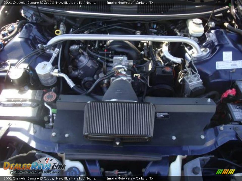 2001 Chevrolet Camaro SS Coupe Navy Blue Metallic / Neutral Photo #17