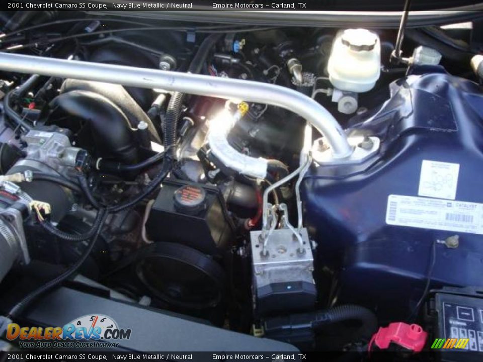 2001 Chevrolet Camaro SS Coupe Navy Blue Metallic / Neutral Photo #18