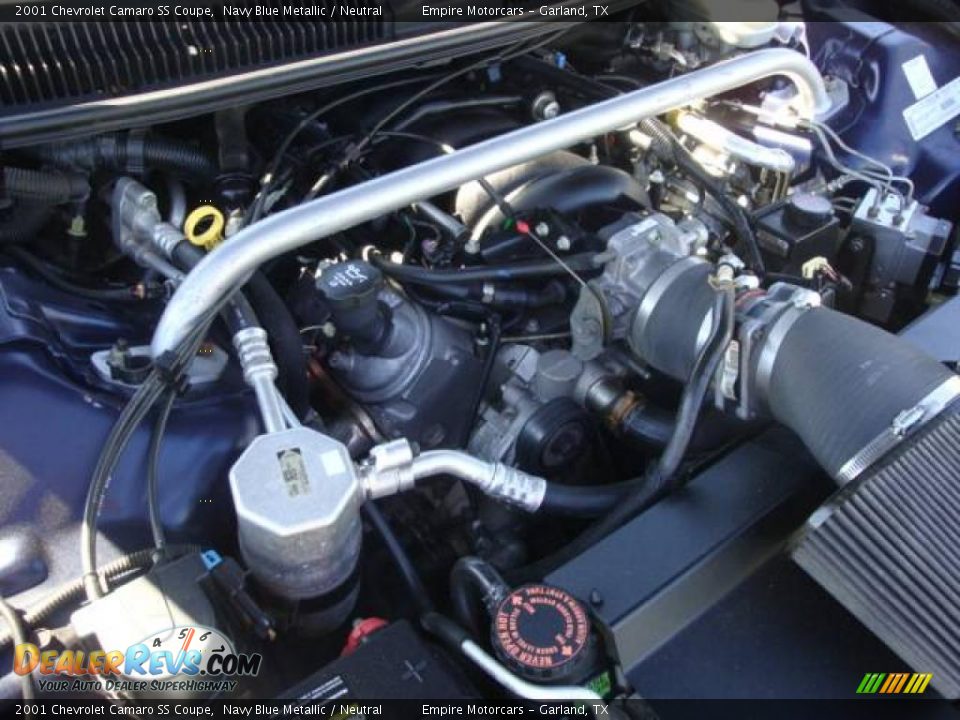 2001 Chevrolet Camaro SS Coupe Navy Blue Metallic / Neutral Photo #19