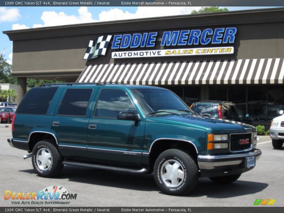 1996 GMC Yukon SLT 4x4 Emerald Green Metallic / Neutral Photo #1