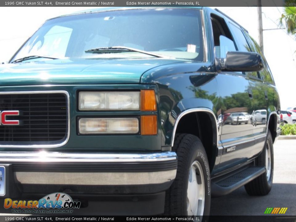 1996 GMC Yukon SLT 4x4 Emerald Green Metallic / Neutral Photo #15