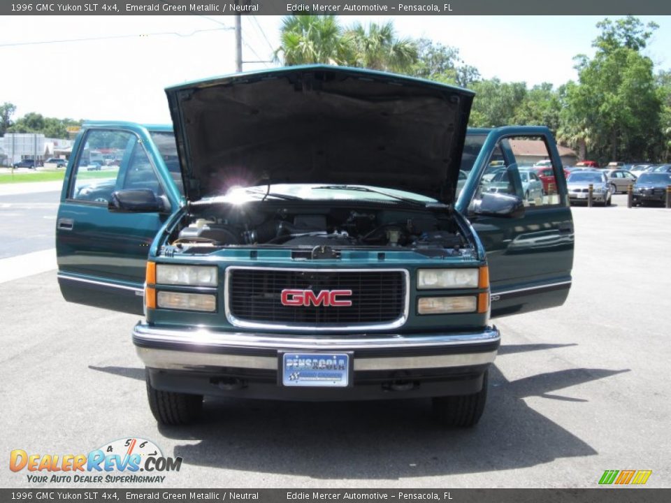 1996 GMC Yukon SLT 4x4 Emerald Green Metallic / Neutral Photo #18