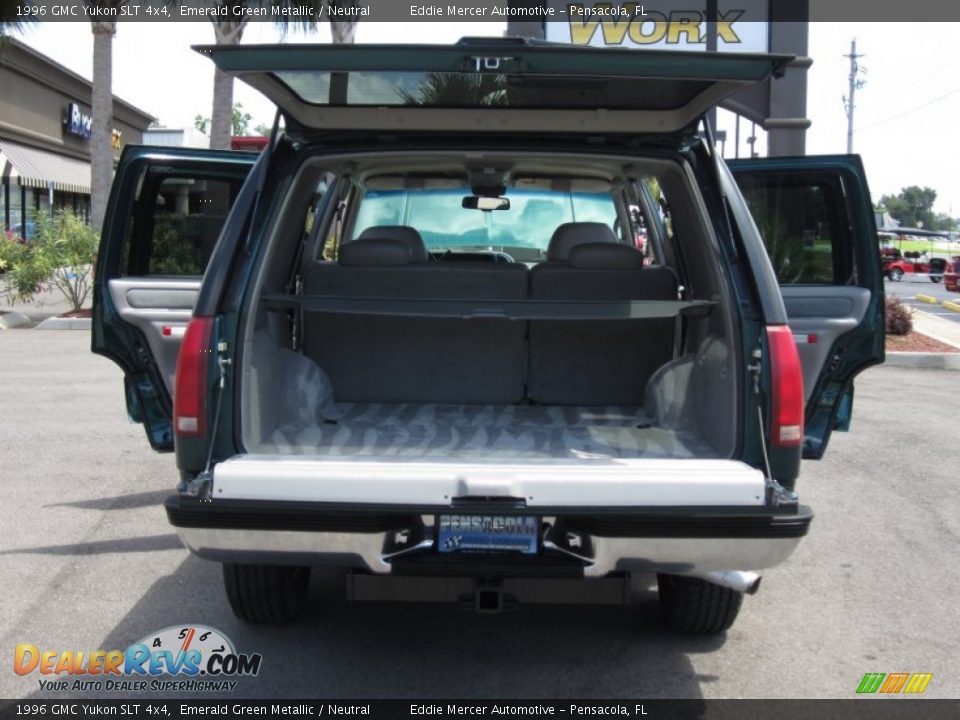 1996 GMC Yukon SLT 4x4 Emerald Green Metallic / Neutral Photo #22