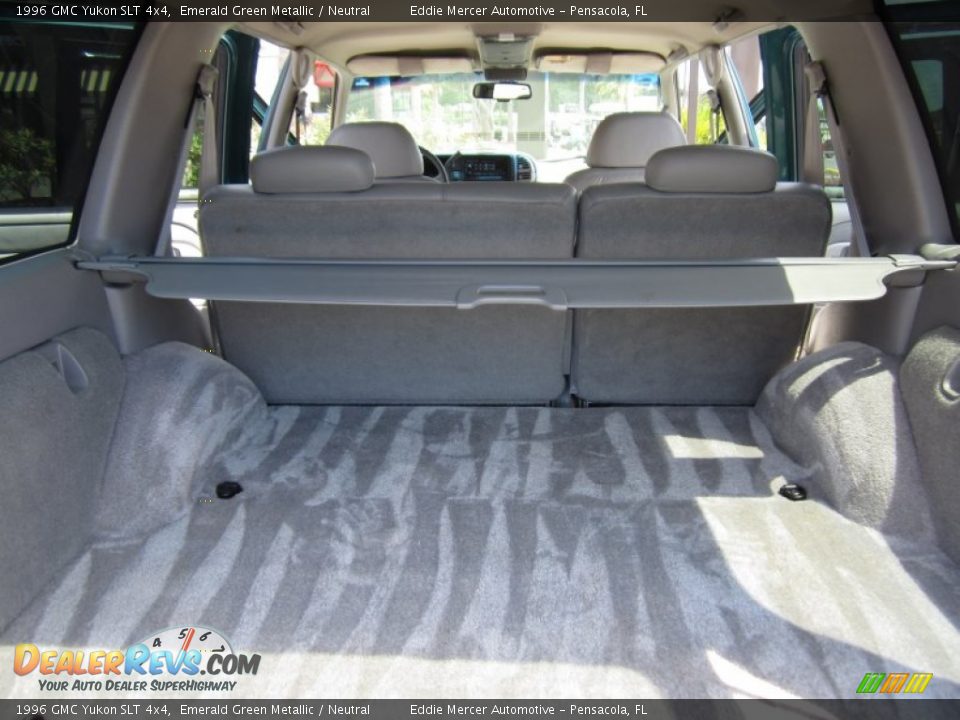 1996 GMC Yukon SLT 4x4 Emerald Green Metallic / Neutral Photo #28