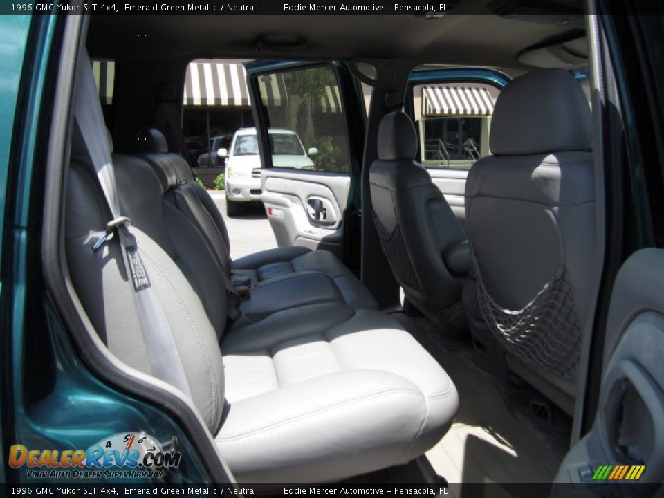 1996 GMC Yukon SLT 4x4 Emerald Green Metallic / Neutral Photo #29