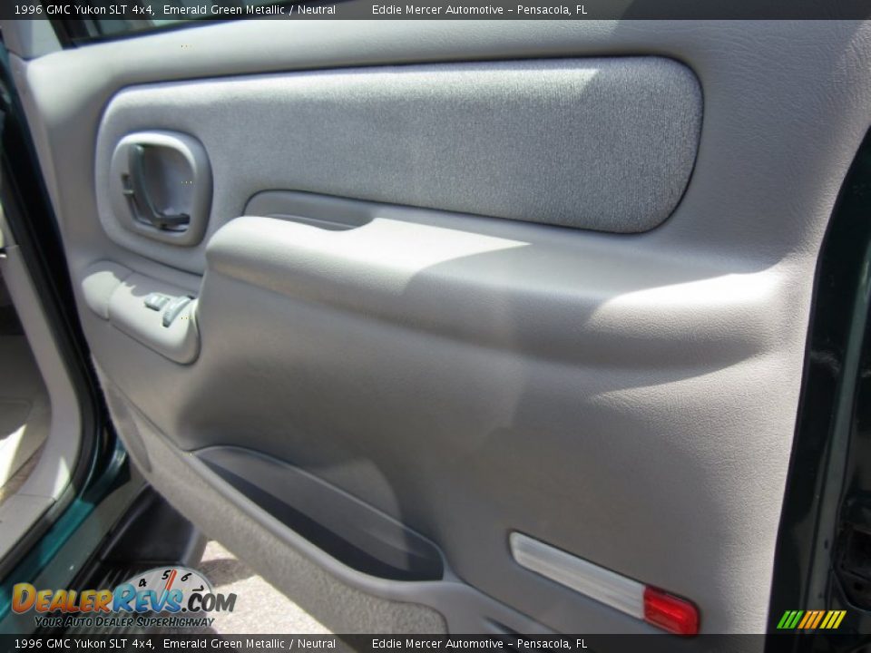 1996 GMC Yukon SLT 4x4 Emerald Green Metallic / Neutral Photo #31
