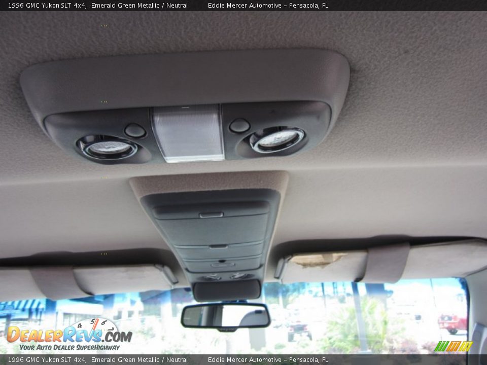 1996 GMC Yukon SLT 4x4 Emerald Green Metallic / Neutral Photo #35