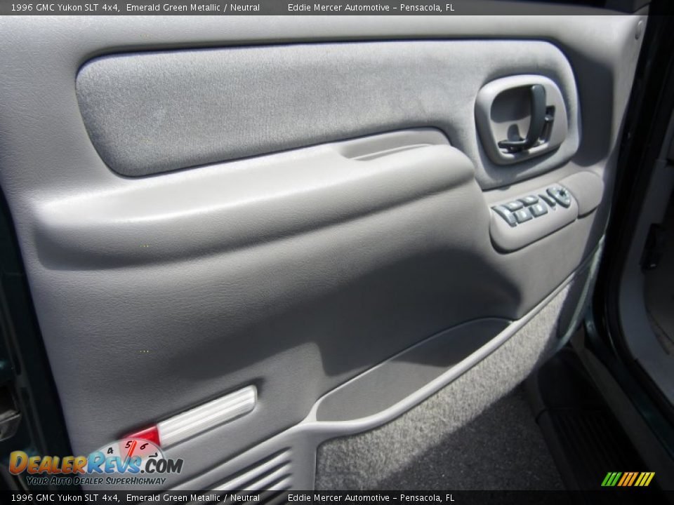 1996 GMC Yukon SLT 4x4 Emerald Green Metallic / Neutral Photo #36