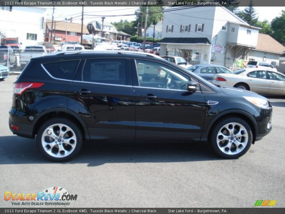 Tuxedo Black Metallic 2013 Ford Escape Titanium 2.0L EcoBoost 4WD Photo #8