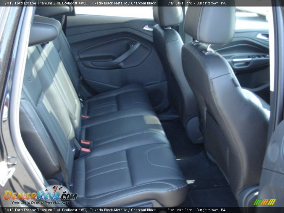 Rear Seat of 2013 Ford Escape Titanium 2.0L EcoBoost 4WD Photo #15