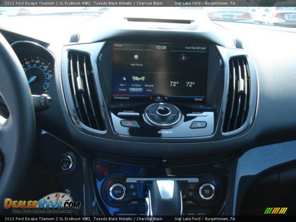 2013 Ford Escape Titanium 2.0L EcoBoost 4WD Tuxedo Black Metallic / Charcoal Black Photo #20