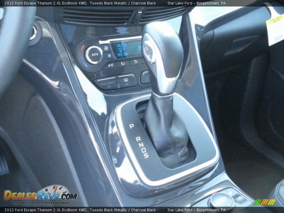 2013 Ford Escape Titanium 2.0L EcoBoost 4WD Tuxedo Black Metallic / Charcoal Black Photo #21