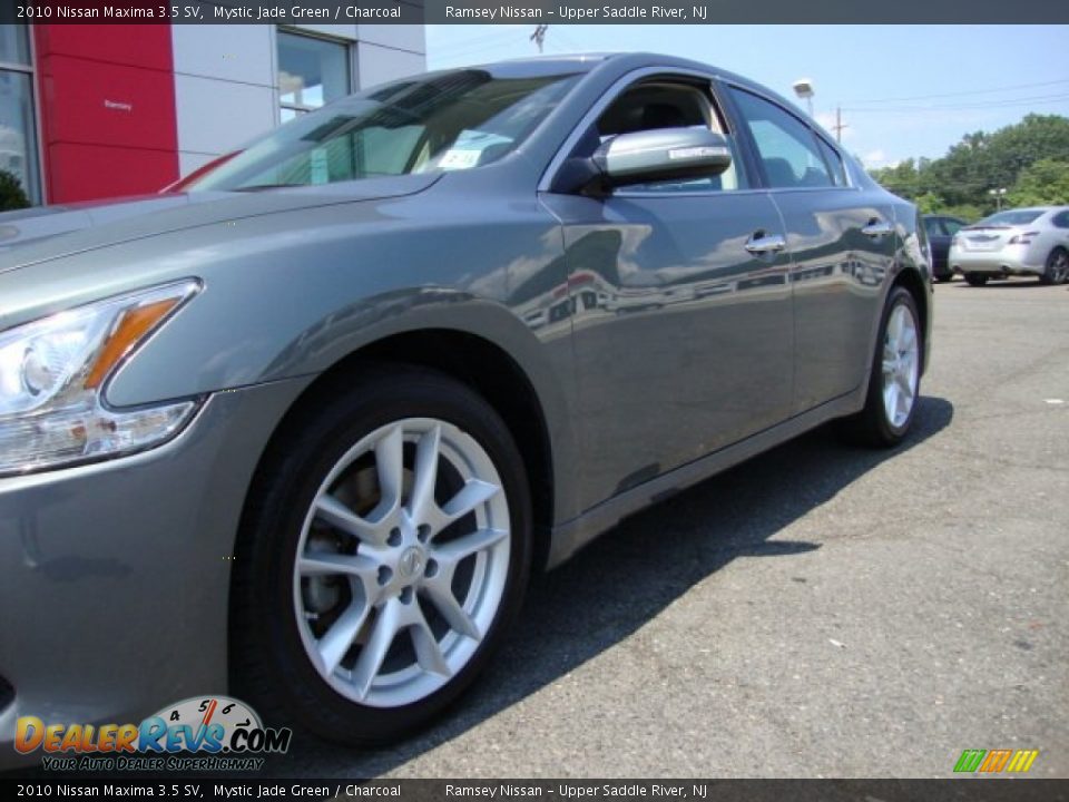 2010 Nissan Maxima 3.5 SV Mystic Jade Green / Charcoal Photo #2