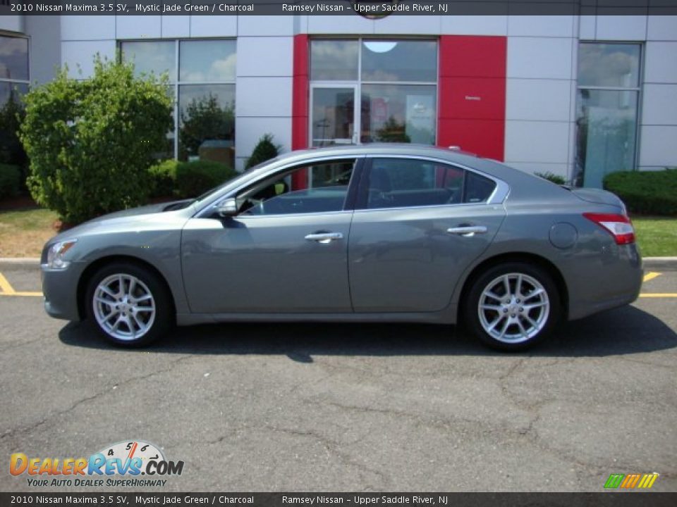 2010 Nissan Maxima 3.5 SV Mystic Jade Green / Charcoal Photo #3