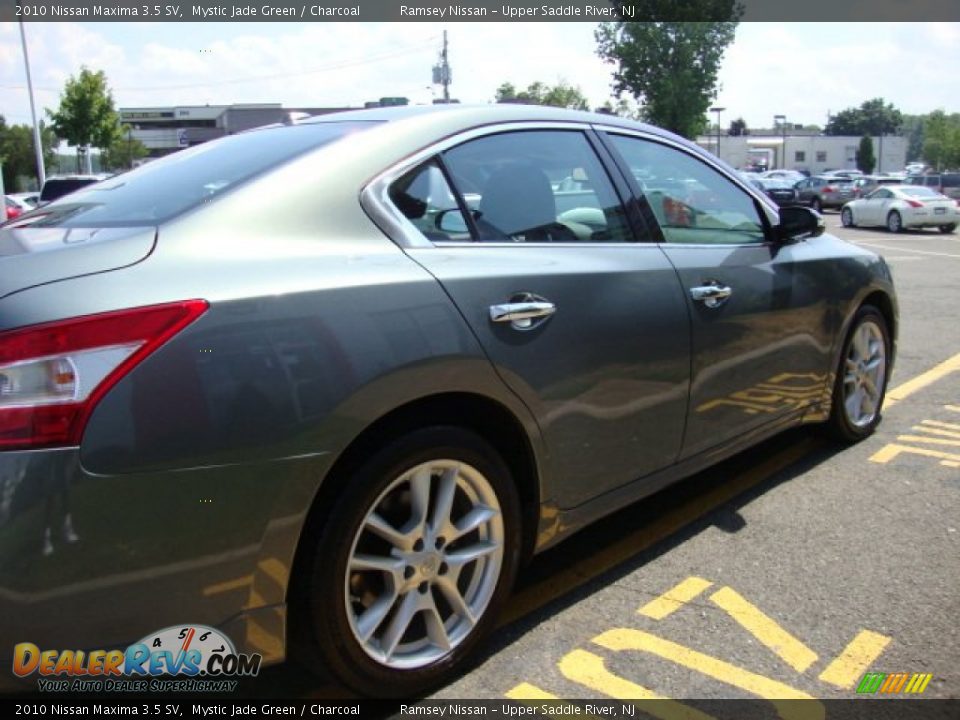 2010 Nissan Maxima 3.5 SV Mystic Jade Green / Charcoal Photo #6