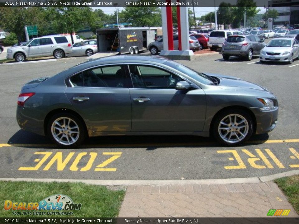 2010 Nissan Maxima 3.5 SV Mystic Jade Green / Charcoal Photo #7