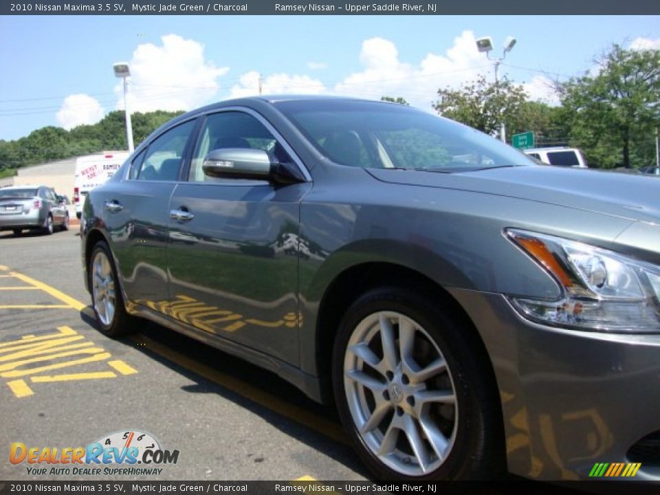 2010 Nissan Maxima 3.5 SV Mystic Jade Green / Charcoal Photo #8
