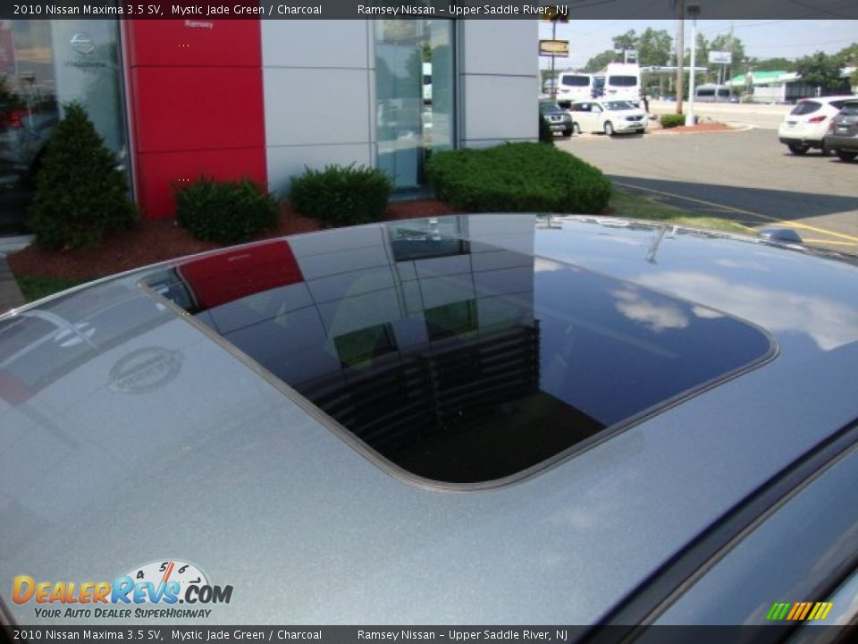 2010 Nissan Maxima 3.5 SV Mystic Jade Green / Charcoal Photo #10
