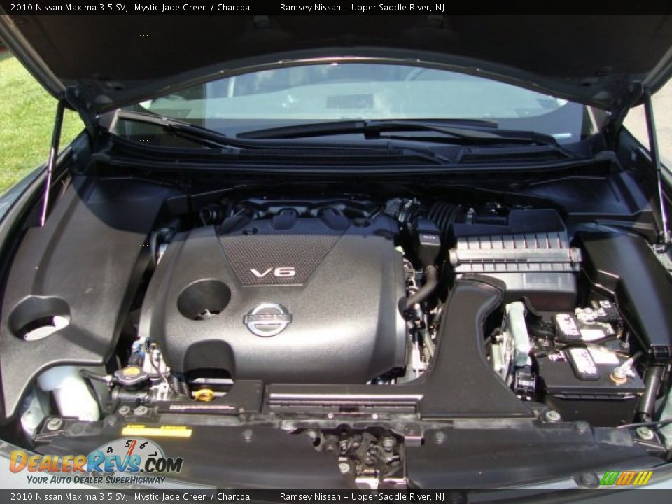 2010 Nissan Maxima 3.5 SV Mystic Jade Green / Charcoal Photo #11
