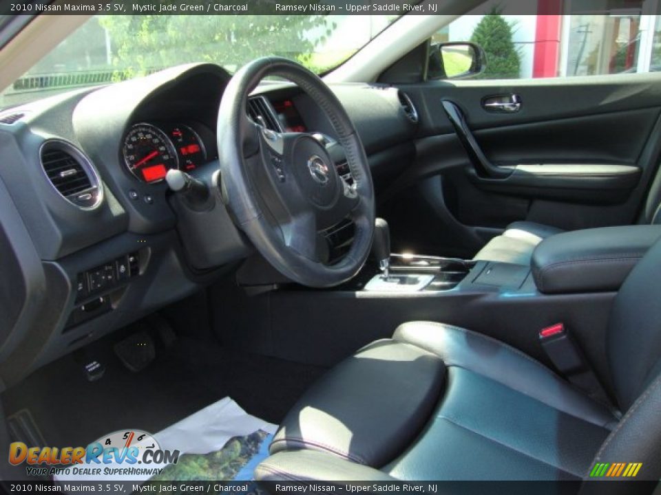 2010 Nissan Maxima 3.5 SV Mystic Jade Green / Charcoal Photo #12