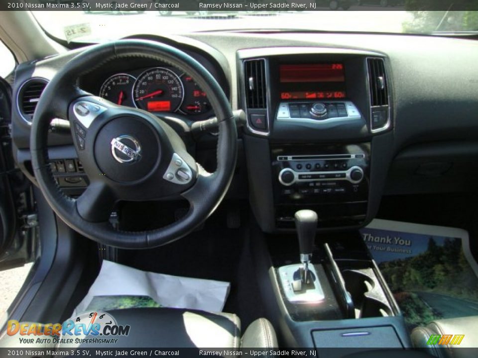 2010 Nissan Maxima 3.5 SV Mystic Jade Green / Charcoal Photo #13