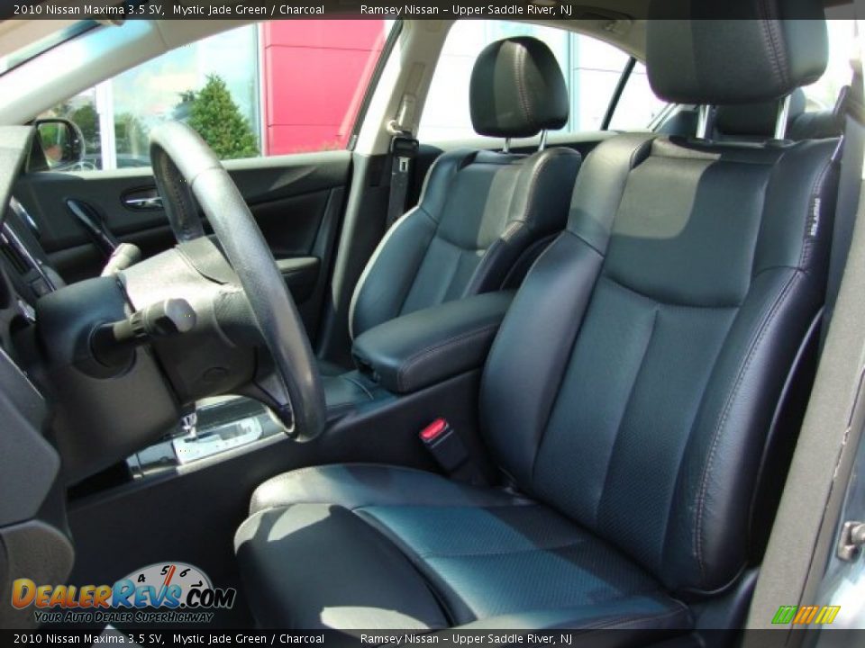 2010 Nissan Maxima 3.5 SV Mystic Jade Green / Charcoal Photo #21