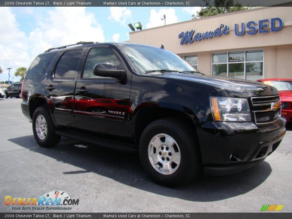 2009 Chevrolet Tahoe LT Black / Light Titanium Photo #2