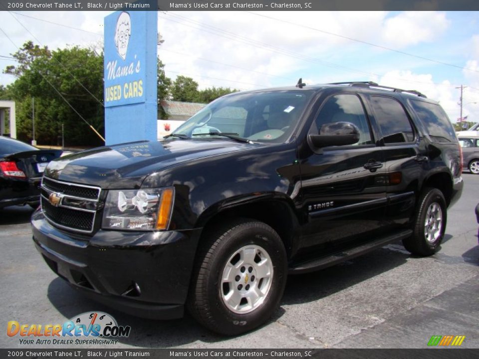 2009 Chevrolet Tahoe LT Black / Light Titanium Photo #4