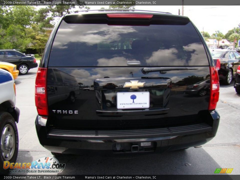2009 Chevrolet Tahoe LT Black / Light Titanium Photo #6
