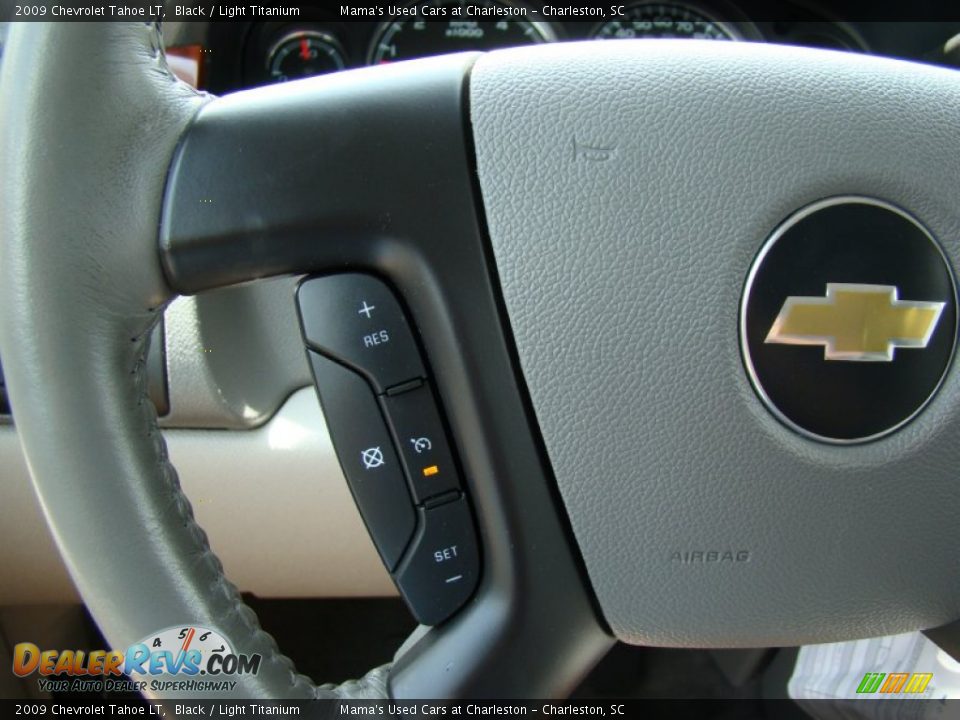 2009 Chevrolet Tahoe LT Black / Light Titanium Photo #22