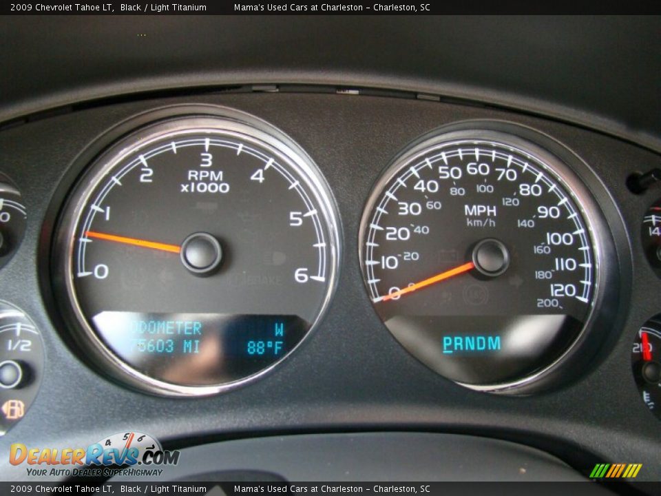 2009 Chevrolet Tahoe LT Black / Light Titanium Photo #24