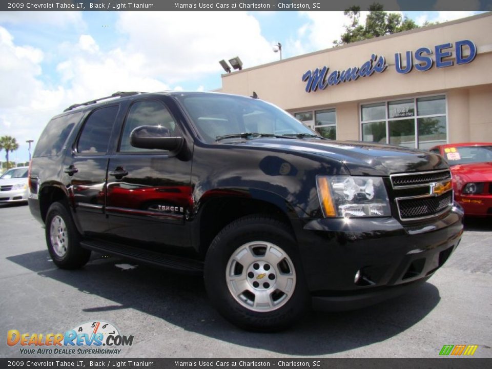 2009 Chevrolet Tahoe LT Black / Light Titanium Photo #29