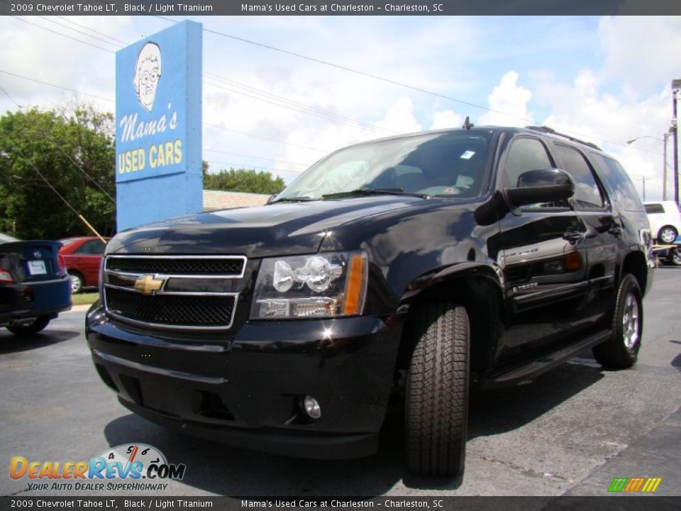 2009 Chevrolet Tahoe LT Black / Light Titanium Photo #30