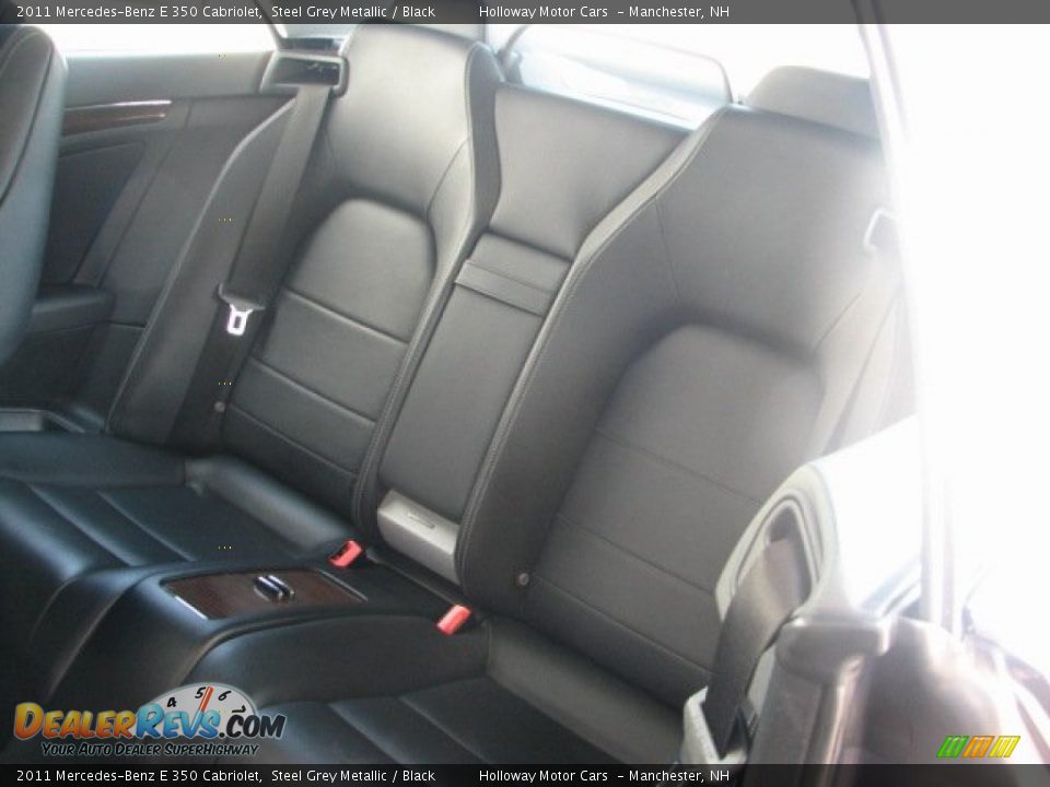 2011 Mercedes-Benz E 350 Cabriolet Steel Grey Metallic / Black Photo #7
