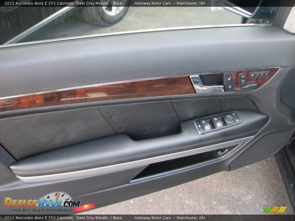2011 Mercedes-Benz E 350 Cabriolet Steel Grey Metallic / Black Photo #9