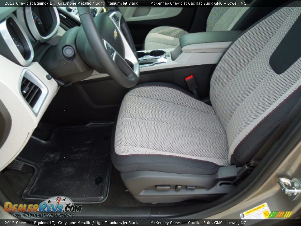 2012 Chevrolet Equinox LT Graystone Metallic / Light Titanium/Jet Black Photo #8