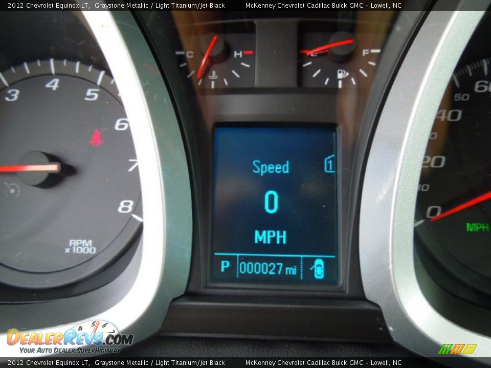 2012 Chevrolet Equinox LT Graystone Metallic / Light Titanium/Jet Black Photo #14