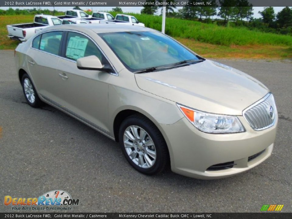 2012 Buick LaCrosse FWD Gold Mist Metallic / Cashmere Photo #2