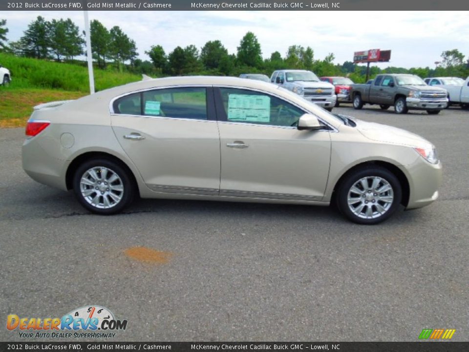 2012 Buick LaCrosse FWD Gold Mist Metallic / Cashmere Photo #3