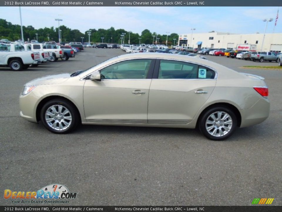 2012 Buick LaCrosse FWD Gold Mist Metallic / Cashmere Photo #4