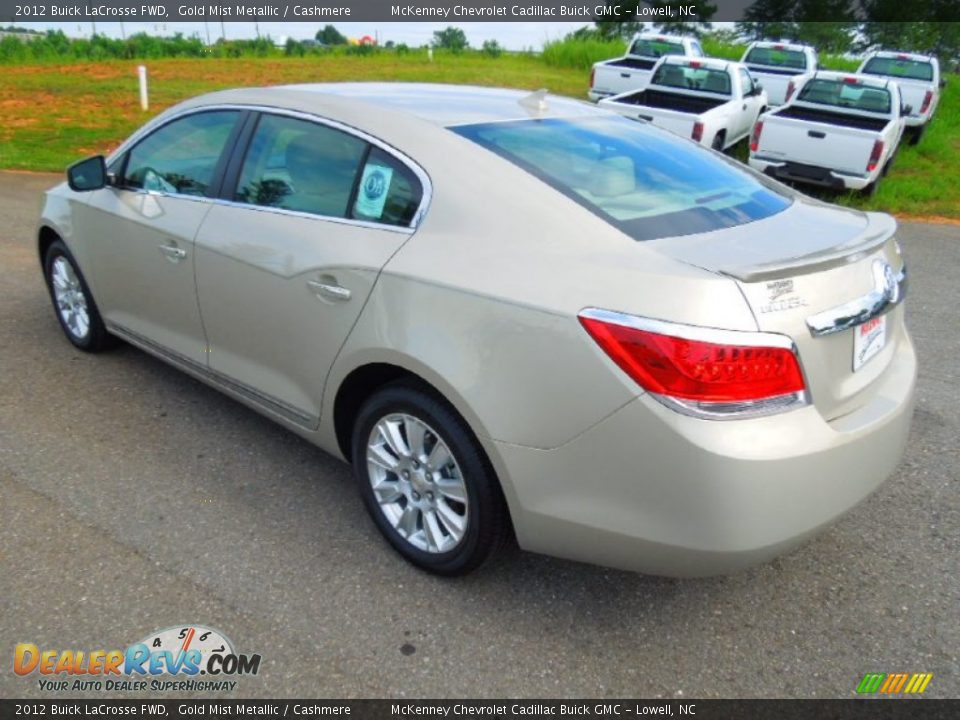 2012 Buick LaCrosse FWD Gold Mist Metallic / Cashmere Photo #5