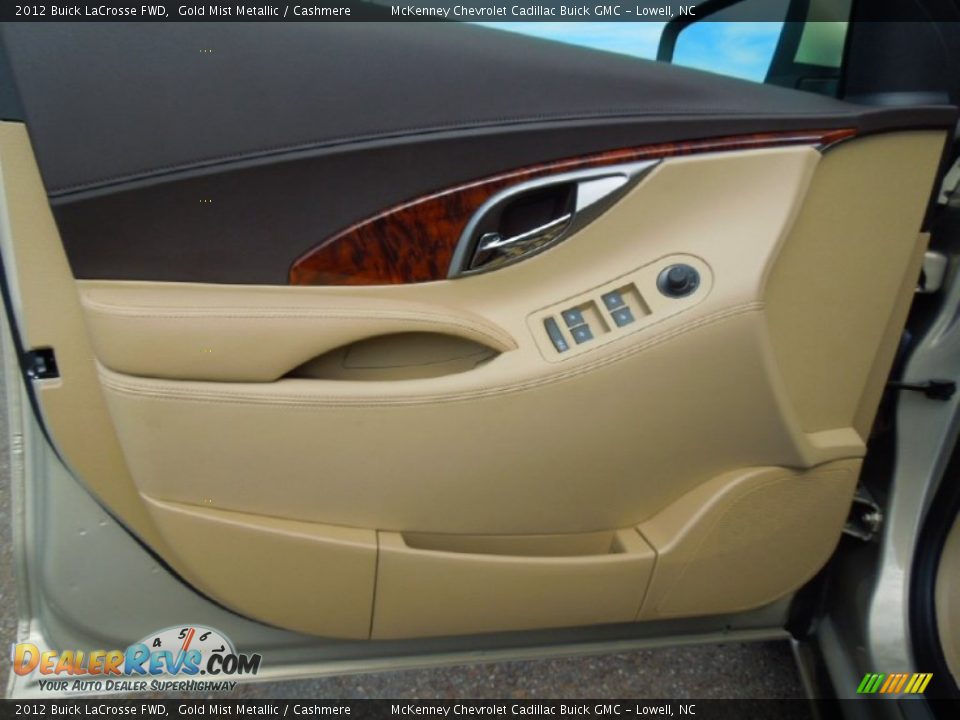 2012 Buick LaCrosse FWD Gold Mist Metallic / Cashmere Photo #10