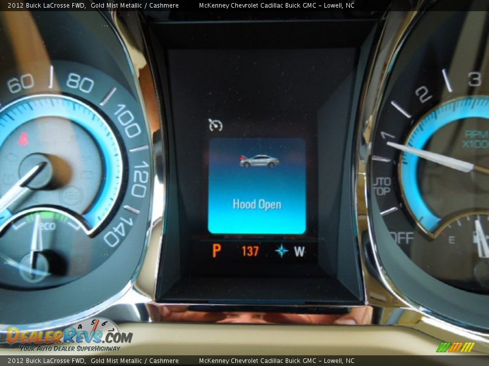 2012 Buick LaCrosse FWD Gold Mist Metallic / Cashmere Photo #14